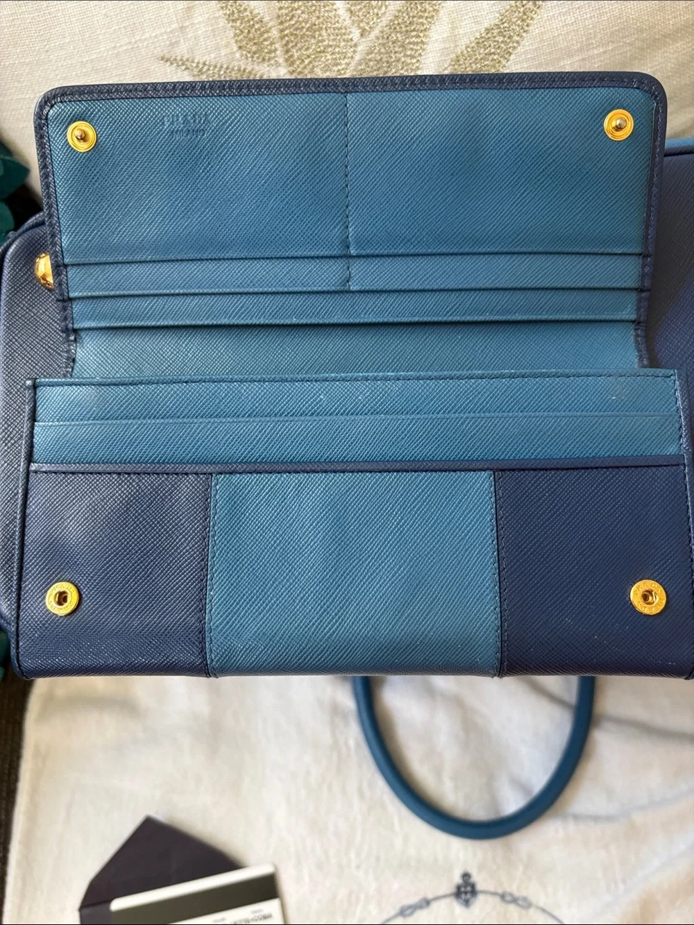 Prada saffiano leather
